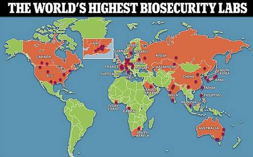 There are currently 63 BSL-4 labs, the highest level of security, across the globe. This is up from the 59 which were in operation or planned last year. Three-quarters are in urban areas. South America and Africa are some of the places lacking access to the labs
