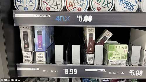 After the Mail shared the results of the investigation, Tesco removed some Elf Bar 600s from its stores
