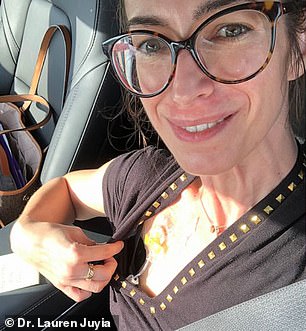 Dr Lauren Juyia, a 38-year-old gynecologist in Florida, was diagnosed with stage 4 colon cancer last year after experiencing 'pelvic heaviness' and fatigue. The cancer had spread to her ovaries, uterus, omentum, appendix, and abdomen.