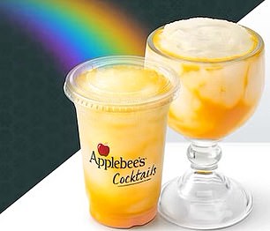 Applebee's Pot O'Gold Colada is a mix of mango flavoring and Captain Morgan rum. It would take 12,250 steps to burn its calories