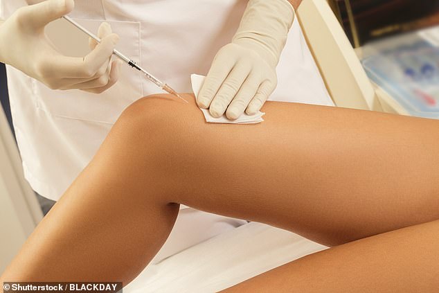 Overall symptoms improved by more than a third, and pain levels went down by nearly 50 per cent over six weeks (stock image)