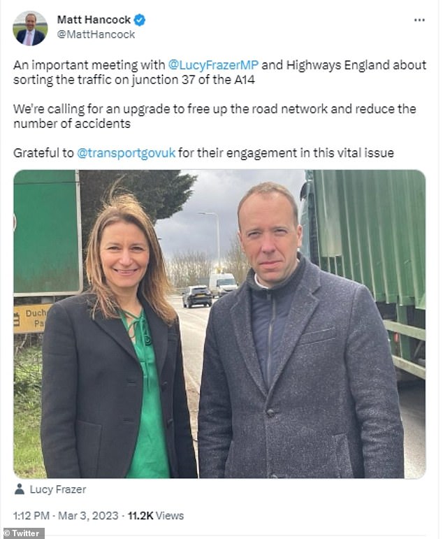 Fresh texts reveal Matt Hancock discussed how Covid could ‘propel’ his career on day virus hit UK