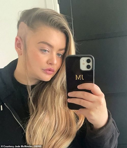Jade, who is a personal assistant at the Royal Bank of Scotland, Glasgow, underwent 33 sessions of radiotherapy and 12 sessions of chemotherapy. The tumour is now manageable
