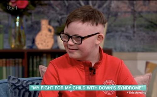 Brentford fan Woody joined Natalie on the This Morning couch to explain how important football is for him