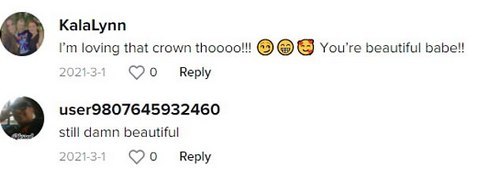 The nail tech's followers are always on hand to compliment her on her looks and applauding her for clapping back at trolls