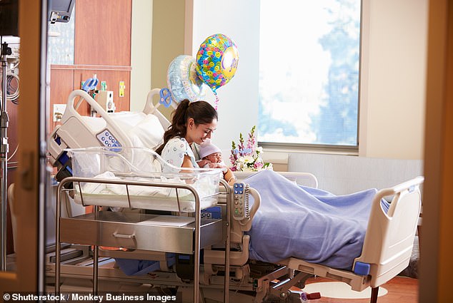 Similarly, ventilating delivery-room air out into the hospitals' internal ducting could also spread infections between wards (stock image)