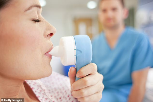 As the Mail reported yesterday, fears that prolonged exposure to the widely used anaesthetic mixture may be harming the health and fertility of midwives have led to some NHS hospitals in England stopping its use (stock image)