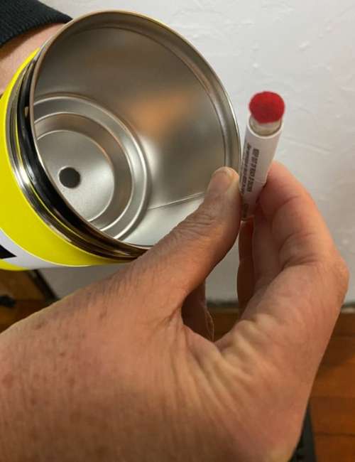 Tamara Rubin, also known as 'Lead Safe Mama,' tested the metal Bindle bottle for lead using an at-home swab test