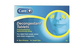 The Medicines and Healthcare products Regulatory Agency (MHRA), which polices the safety of drugs used in Britain, is behind the review of pseudoephedrine. Pictured, Care Decongestant Tablets which contain the chemical pseudoephedrine
