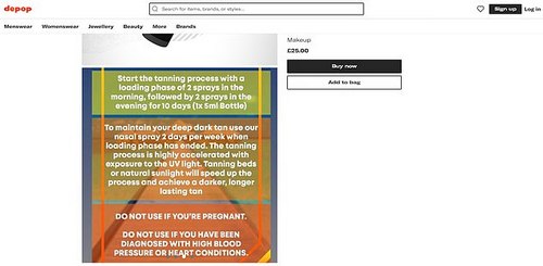 On its website, Depop insists it prohibits the sale of drugs and drugs paraphernalia. But MailOnline found the nasal sprays openly accessible to purchase
