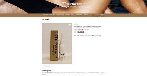 Meanwhile 'TurboTan' offered a 'turbo-strong' 10ml bottle for £21.50. 'Your 10ml nasal spray bottle (60 sprays) contains exactly 10mg of Melanotan 2,' it said. 'So one spray per nostril (2 sprays) is equal to about 0.333mg of Melanotan 2'
