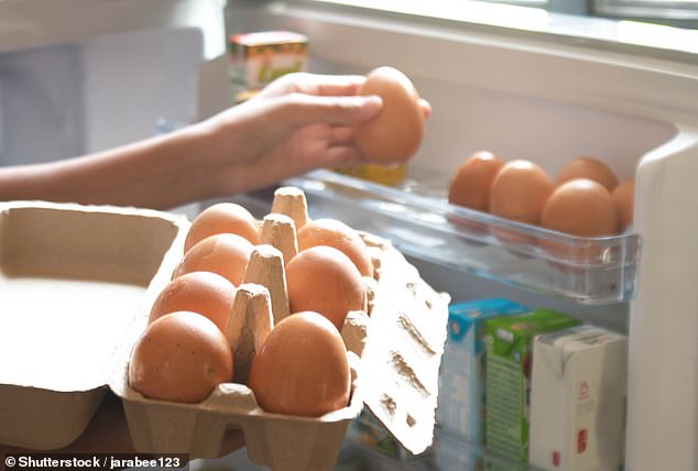 The British egg safety body states the fridge is the best place for eggs because it gives them a longer shelf life. The Food Standards Agency says to store eggs in a 'cool, dry place, ideally in the fridge'
