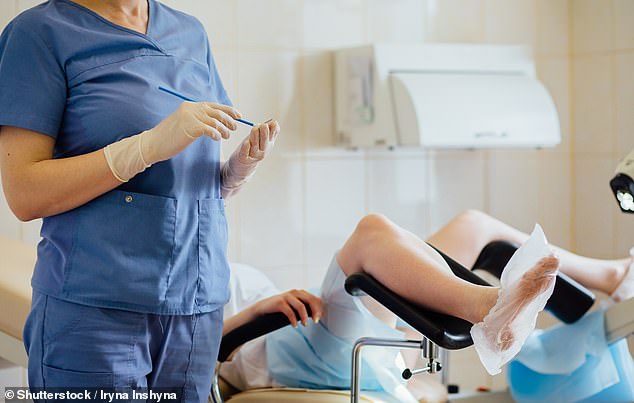 The report, published in the journal Frontiers in Public Health, based on data from around 400,000 women, showed that they are 80 per cent more likely to participate in screening if they can take their own sample (stock image)