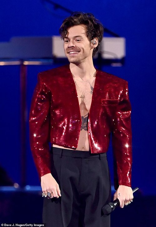 The former One Direction star's current world tour has also been one of the most popular and highest-grossing tours of recent years. Pictured,&nbsp;Harry Styles performing on stage during The BRIT Awards 2023 in February
