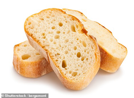 Bread is also high in carbs