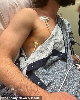Sean was discharged from hospital on July 27, and is now facing a month-long recovery period before he can begin to enjoy normal life again