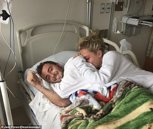 The student had to undergo three surgeries in the space of a week to remove the blood clot and thankfully made a full recovery
