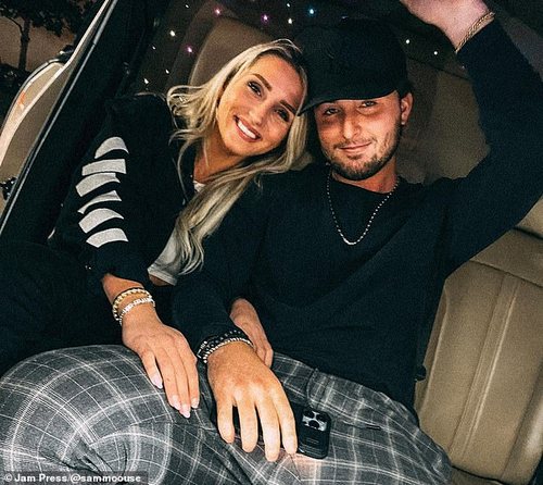 Mr Messina with girlfriend and university sweetheart Nicole Kramer, who took him to the hospital